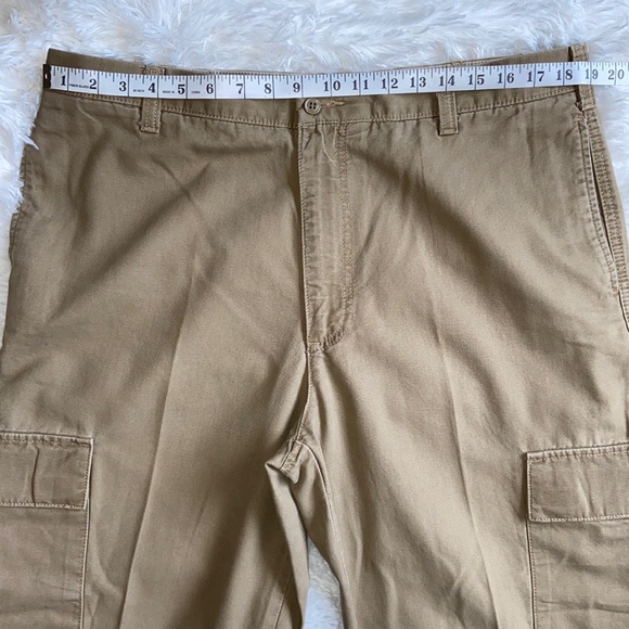 Dockers Tan Cotton Cargo Pants 38x32 - Picture 12 of 14